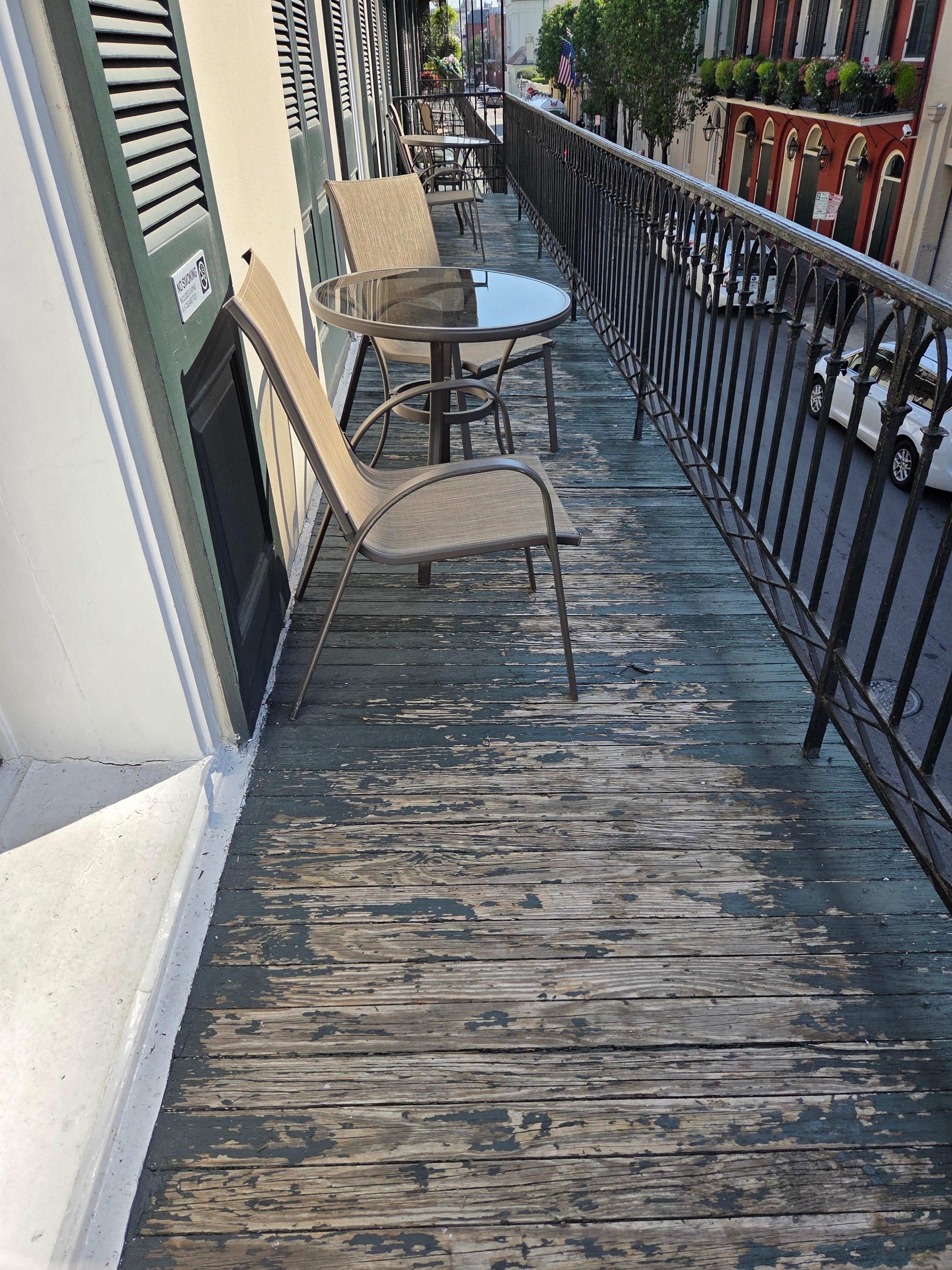 Balcony. 