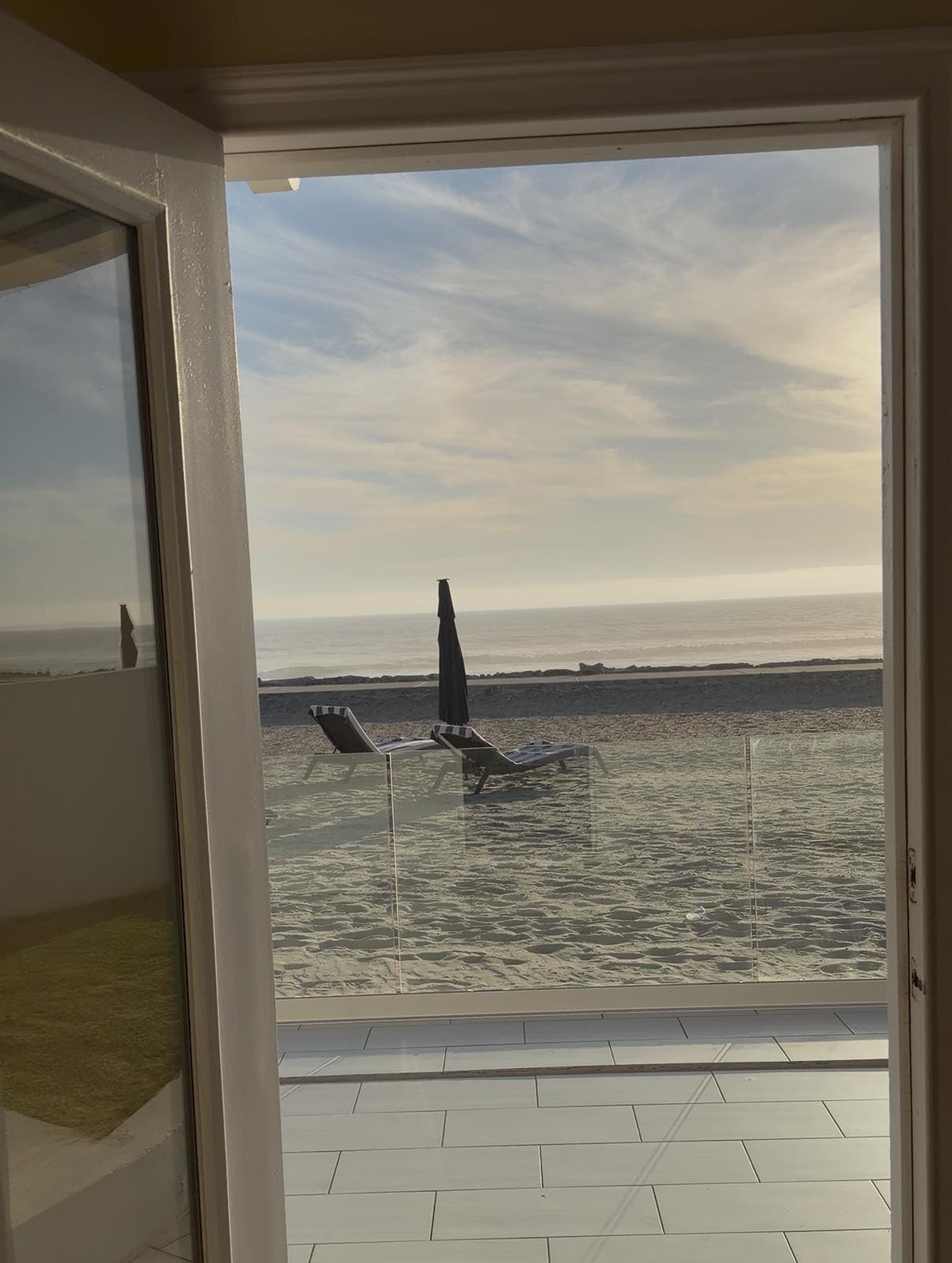 The front of our villa