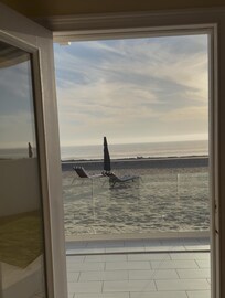 The front of our villa