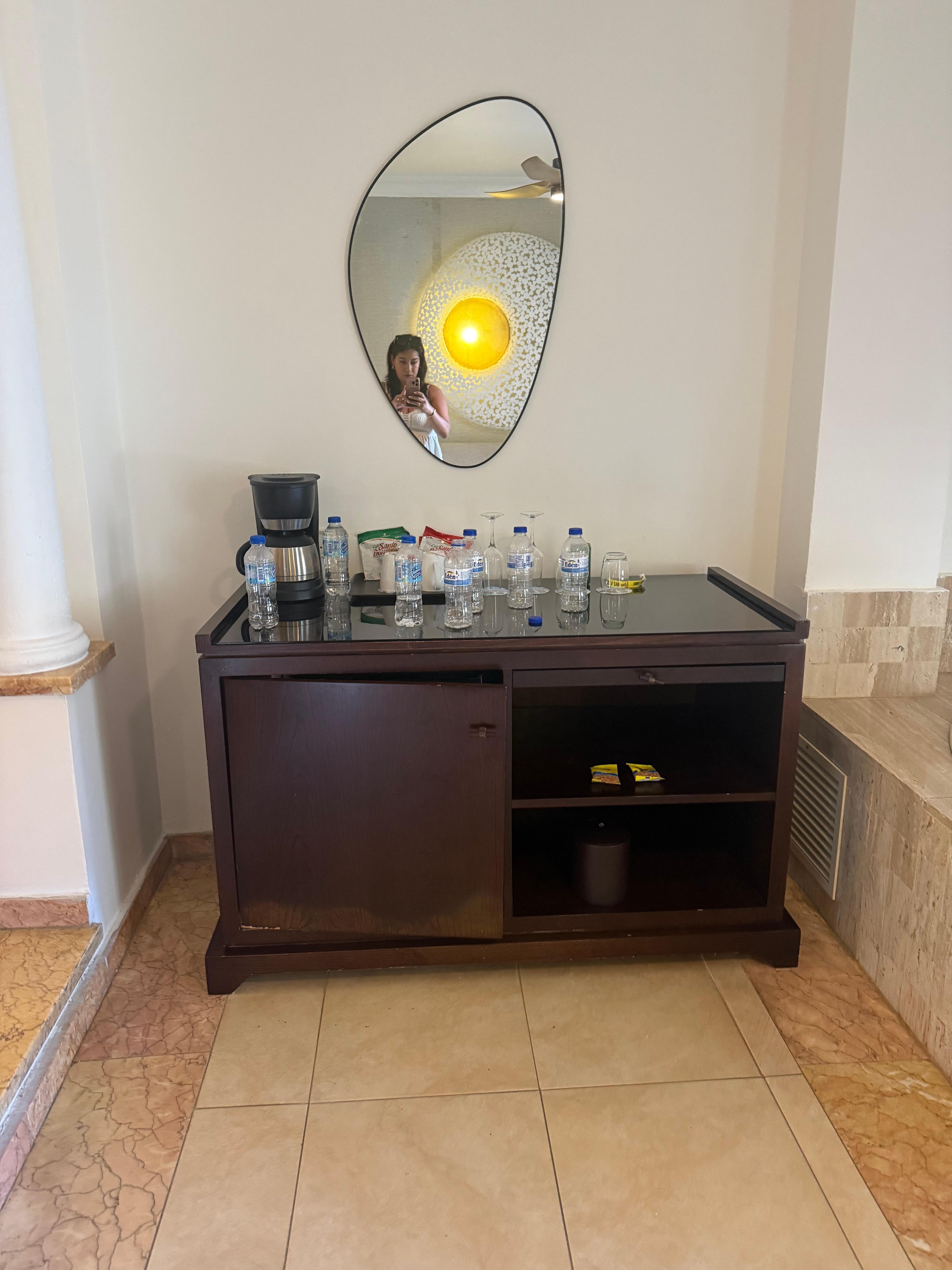 Old furniture did not stand out the elegance that was offer is the hotel. 