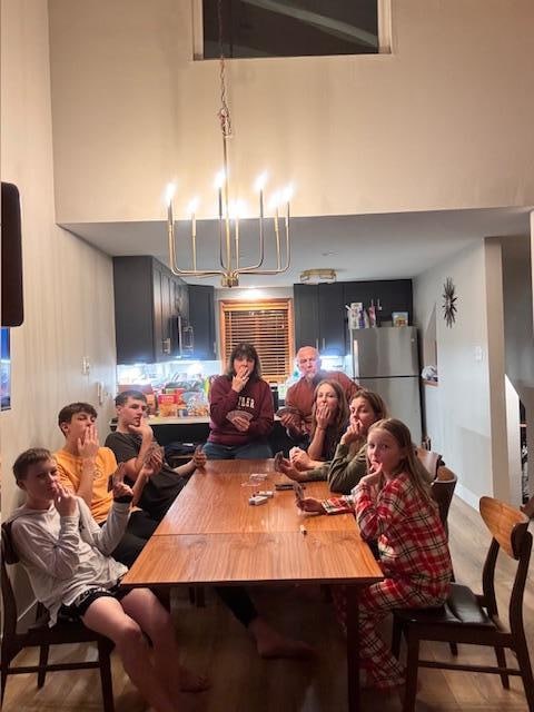 "Sorta" breaking the rules while playing UNO with the candy cigarettes from the Candy Store downtown Steamboat Springs!   