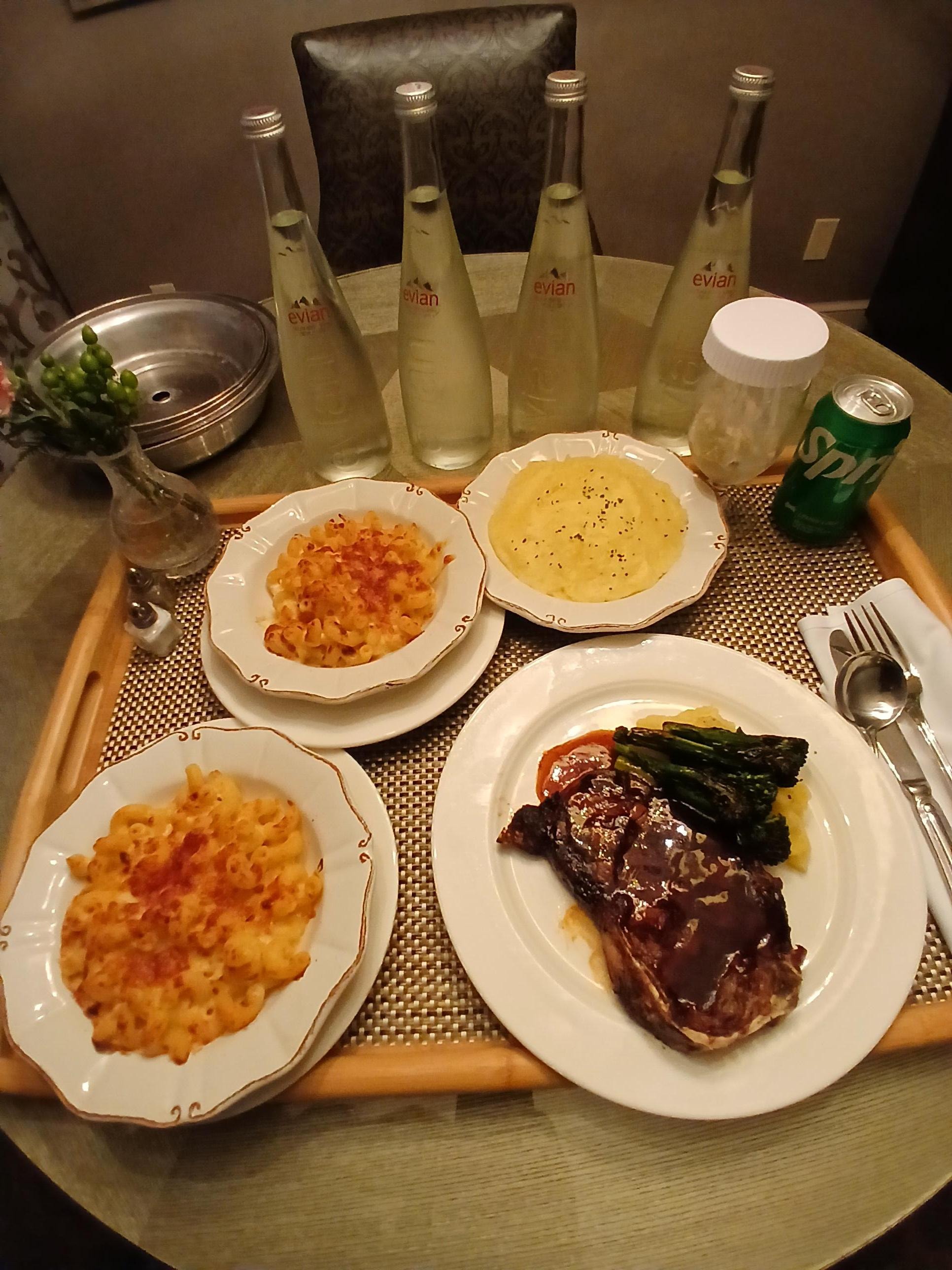 Awesome skirt steak Dinner.