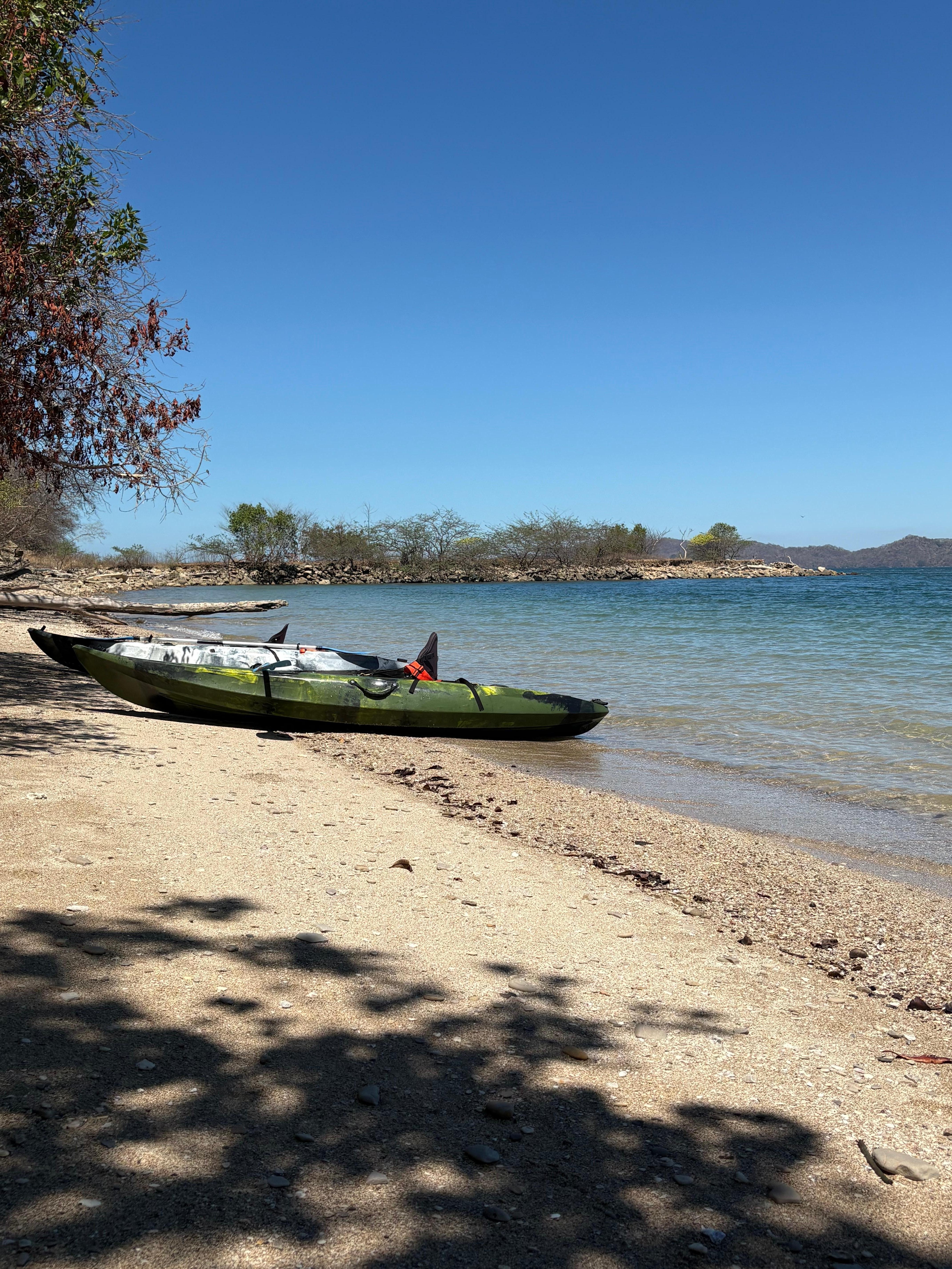 Kayak to nearby beach