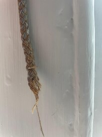Broken sash cord on only window