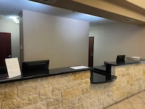 Receptionist nowhere on site