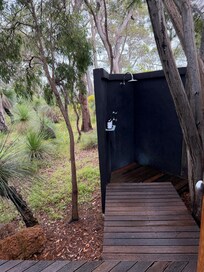 Just loved the outdoor shower experience