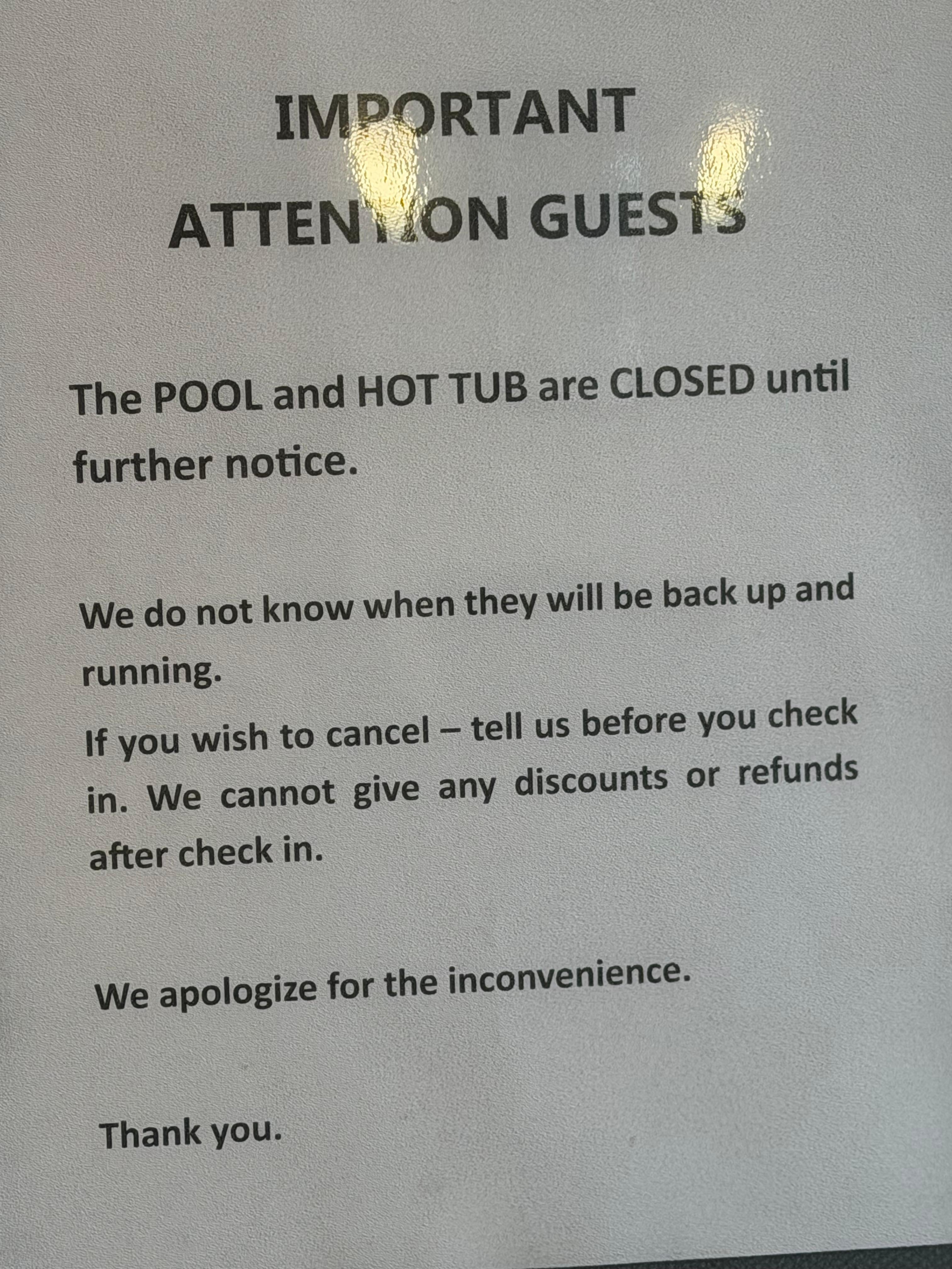 LIES NEVER REFUNDED US