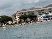 La plage de Sainte Maxime