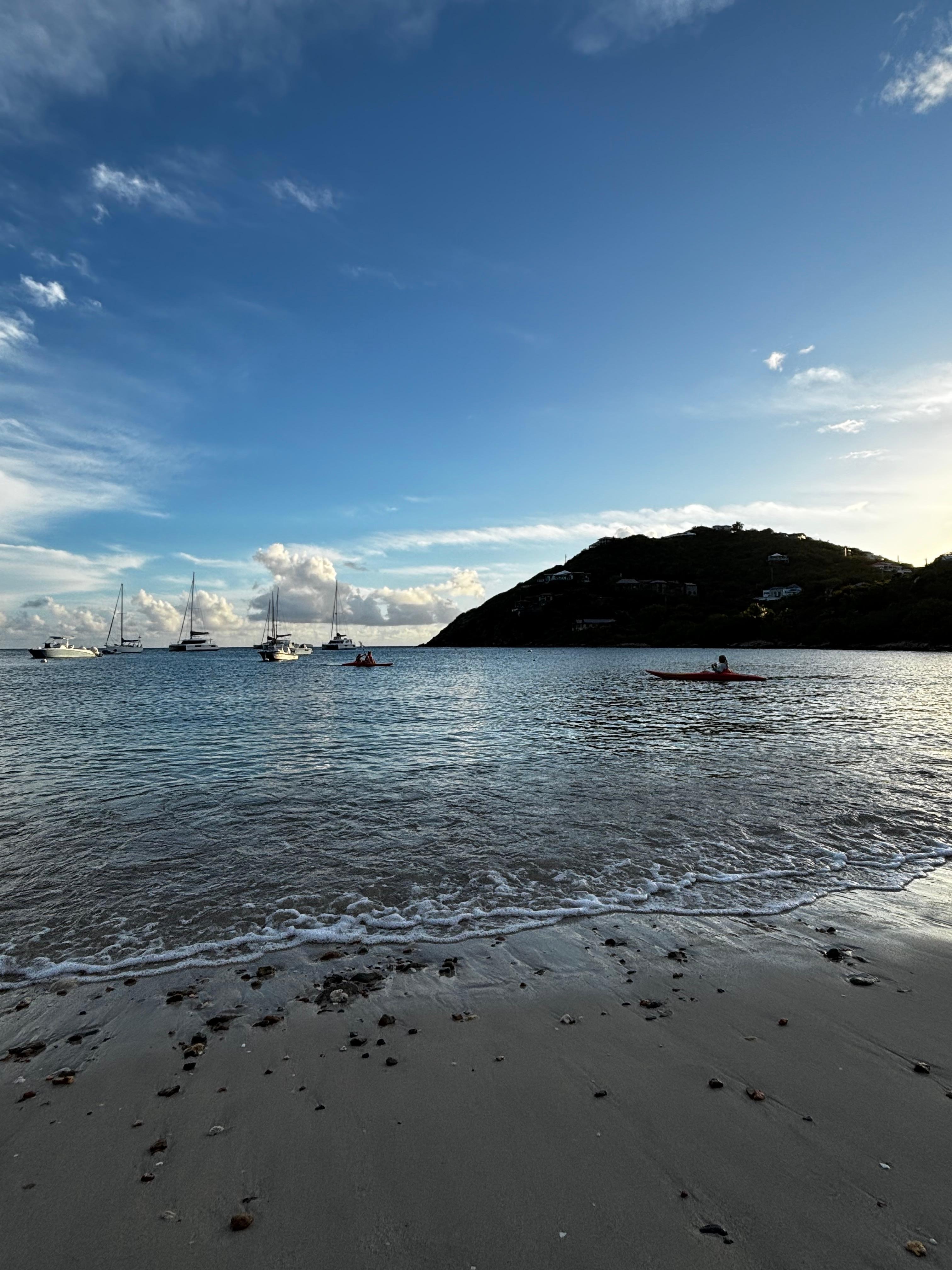 The beach near the house 