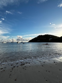 The beach near the house