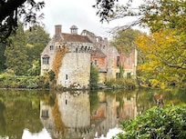 Scotney Castle, Kent, a medieval castle and on the grounds of a large country home.