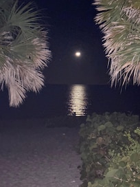 A moon set from the deck