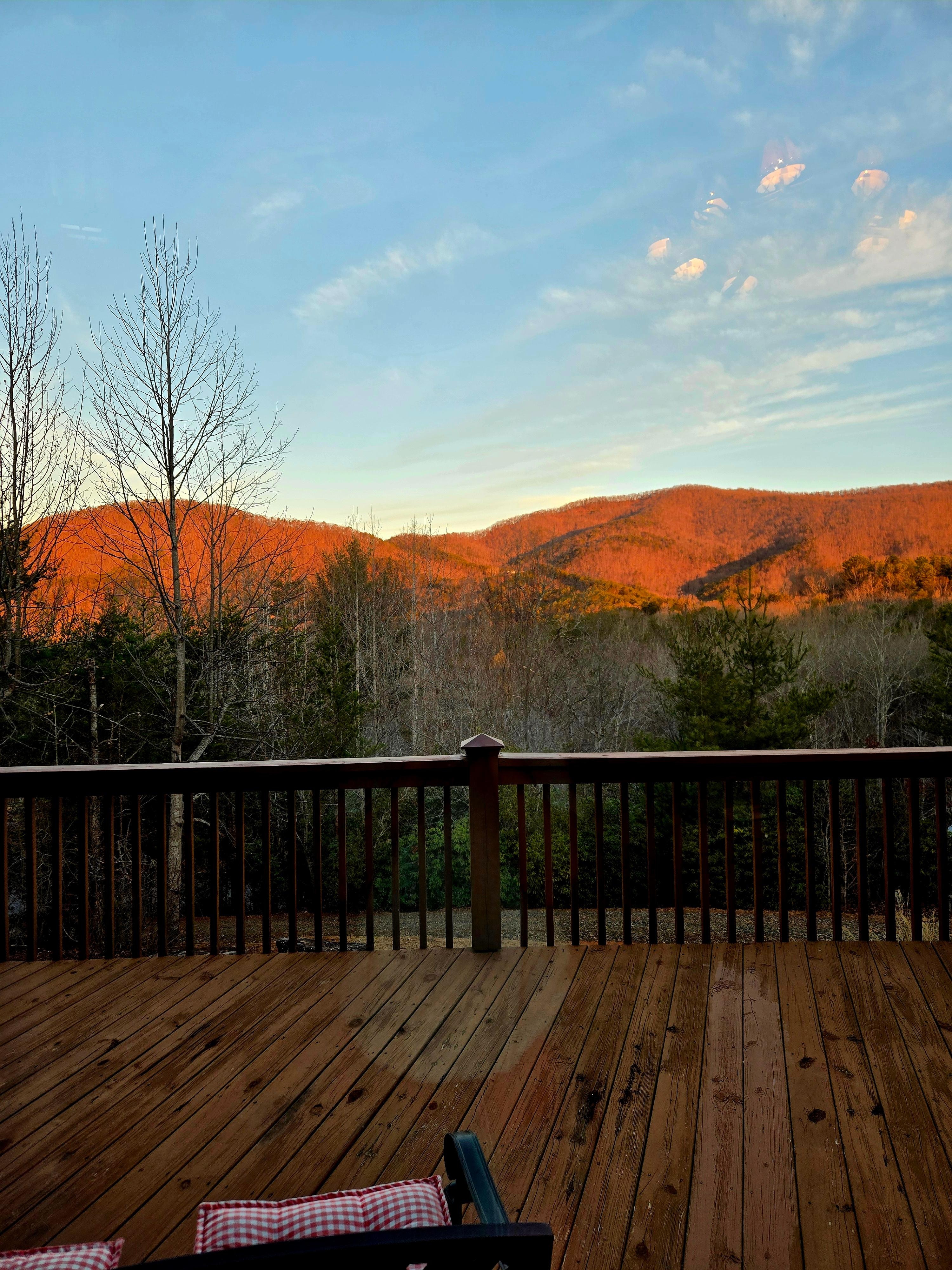 The view of a winter morning 