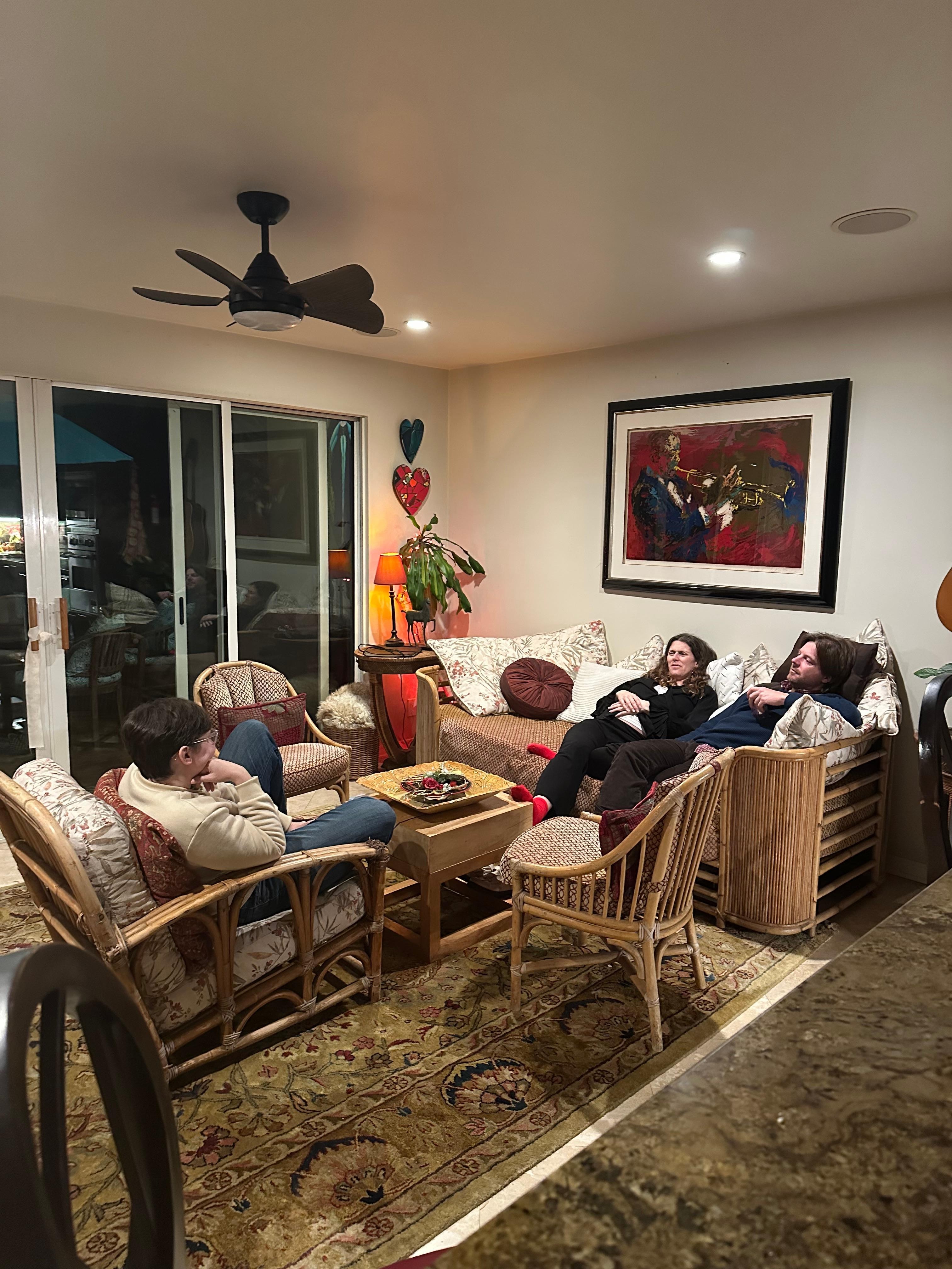 Bonus Zen den hangout off the kitchen. 