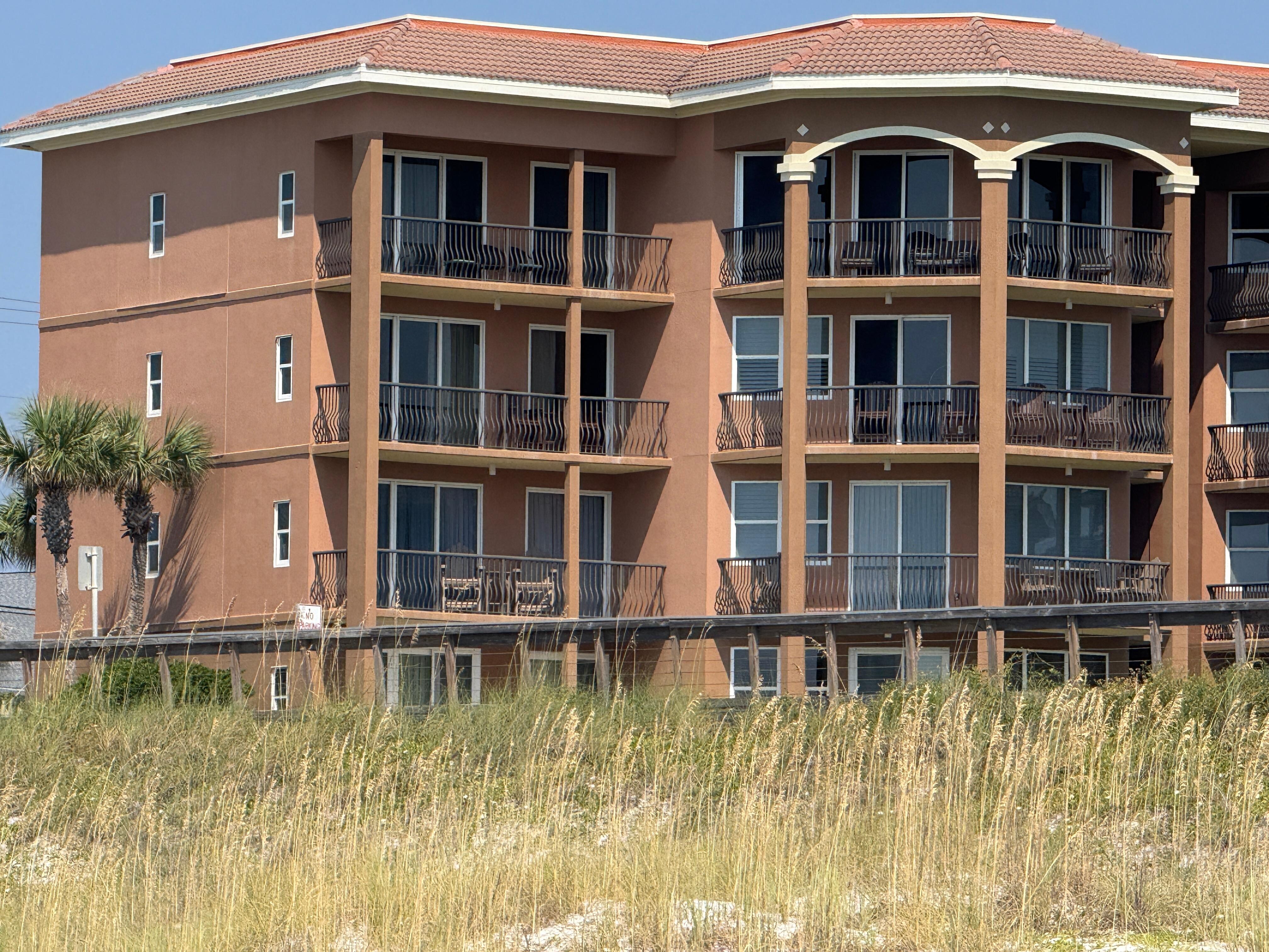 Our room on the corner 4th floor (that’s counting the basement parking as 1st floor).