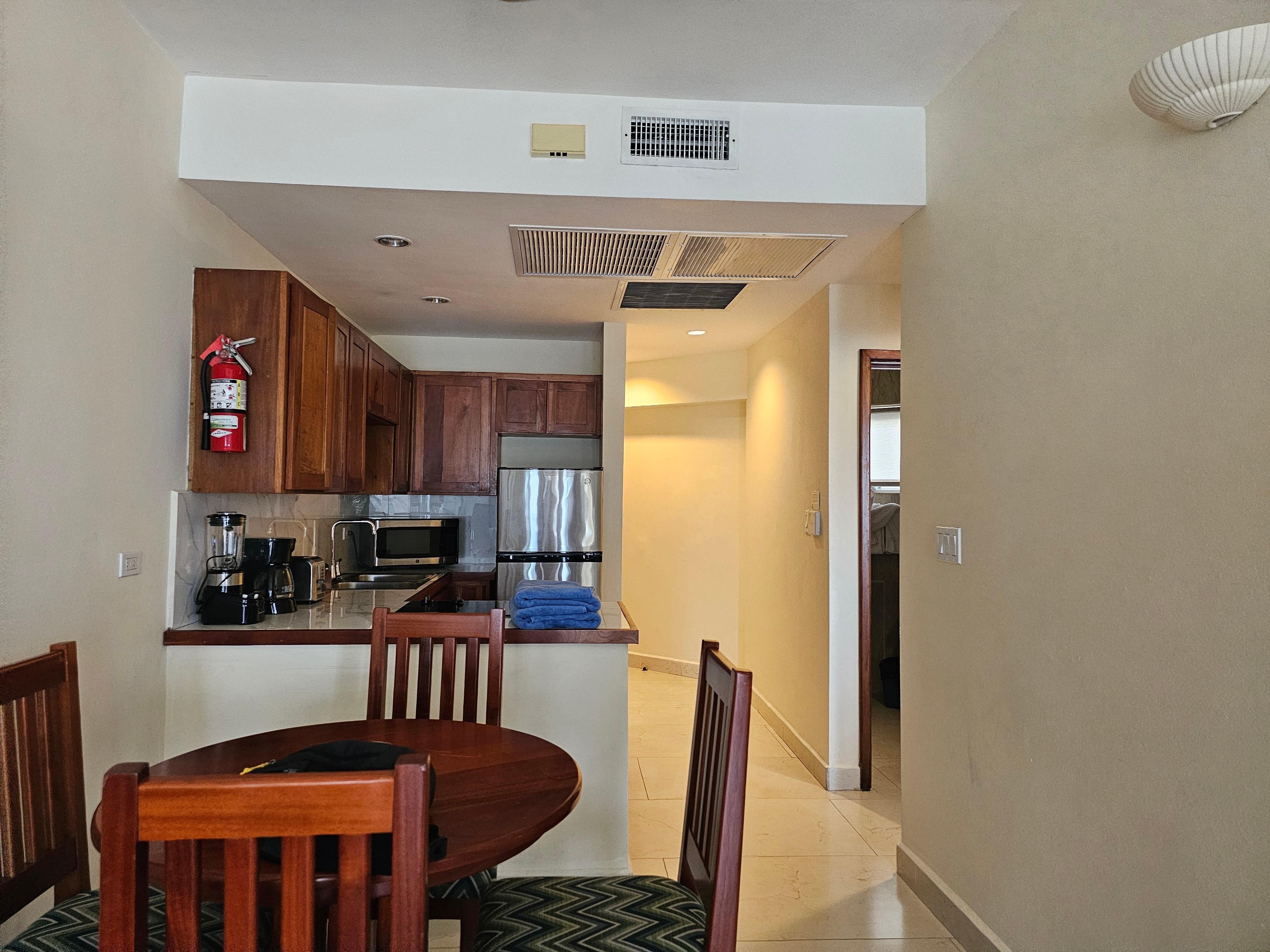 Kitchen (all utensils except an oven)