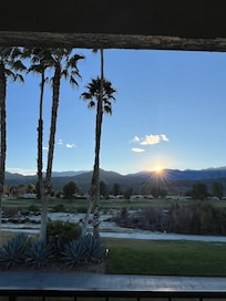 My view looking at the mountains each afternoon. Heavenly.