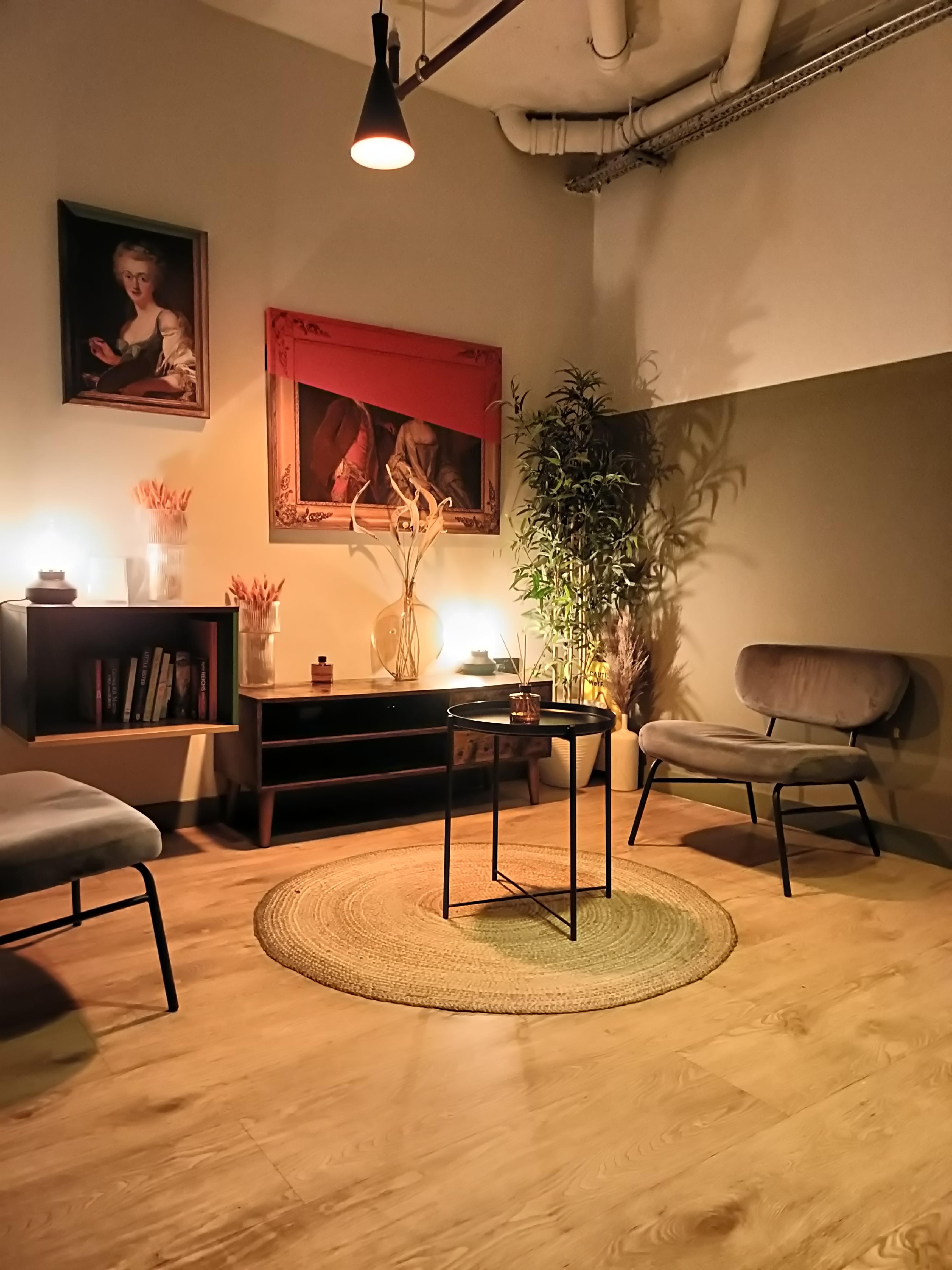 Quirky waiting area/entrance hall