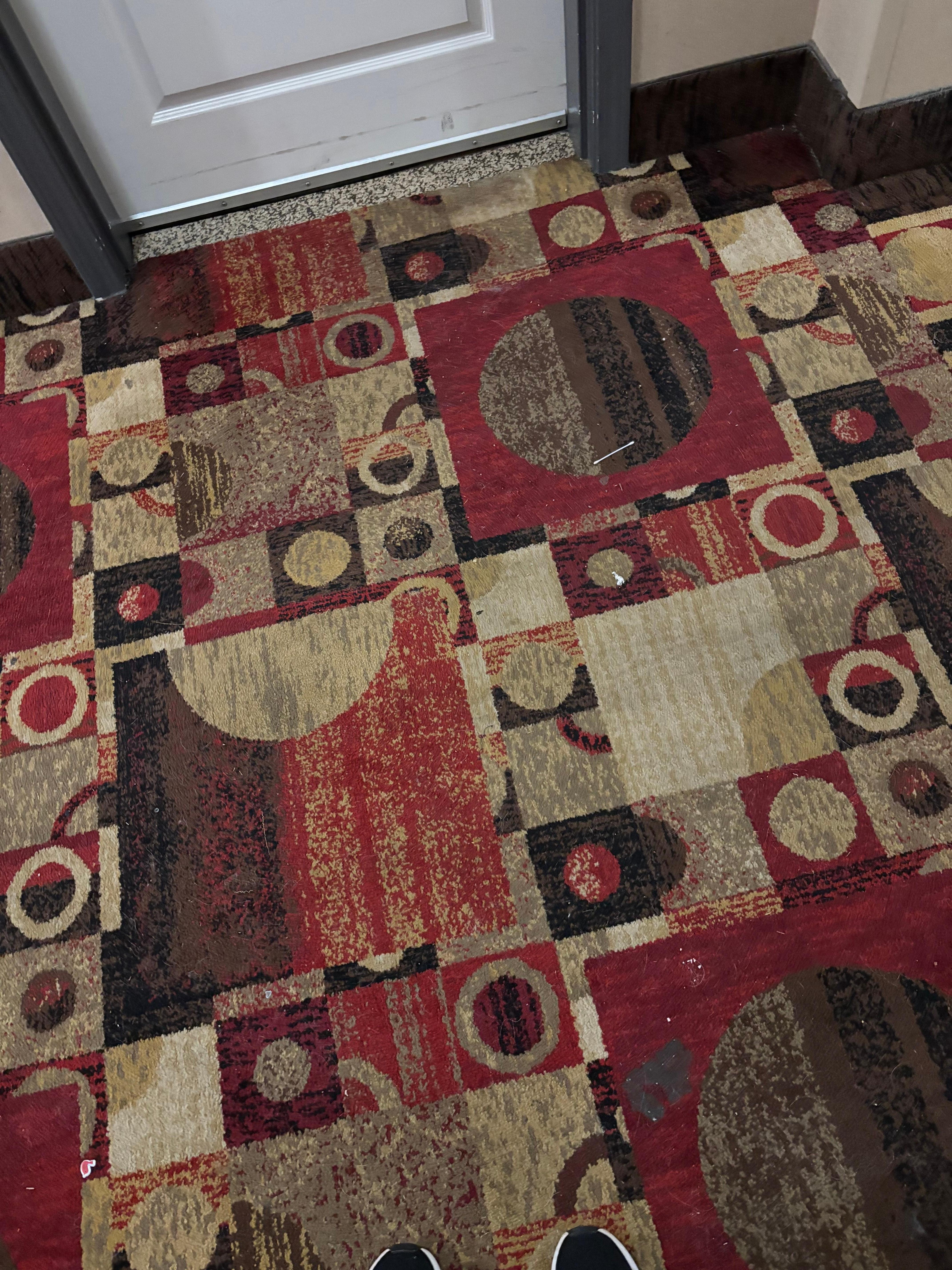 Gross q tip in hall.