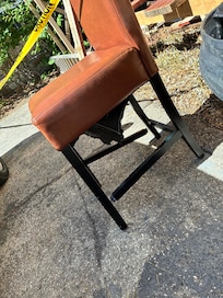 Broken chair they removed it from the room did not have anymore to replace it