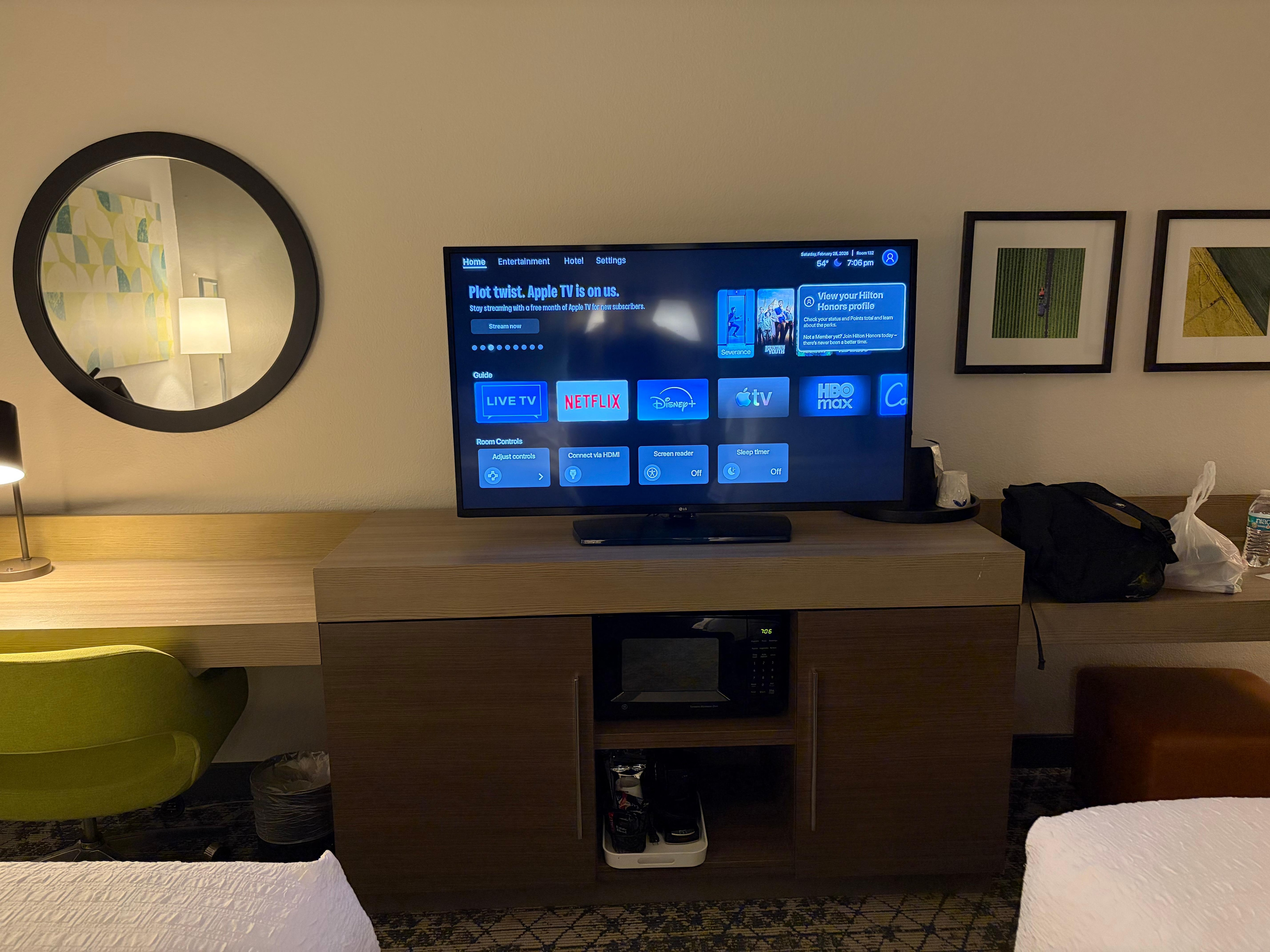 Updated start TV with remote 