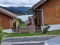 Photo prise depuis le chalet