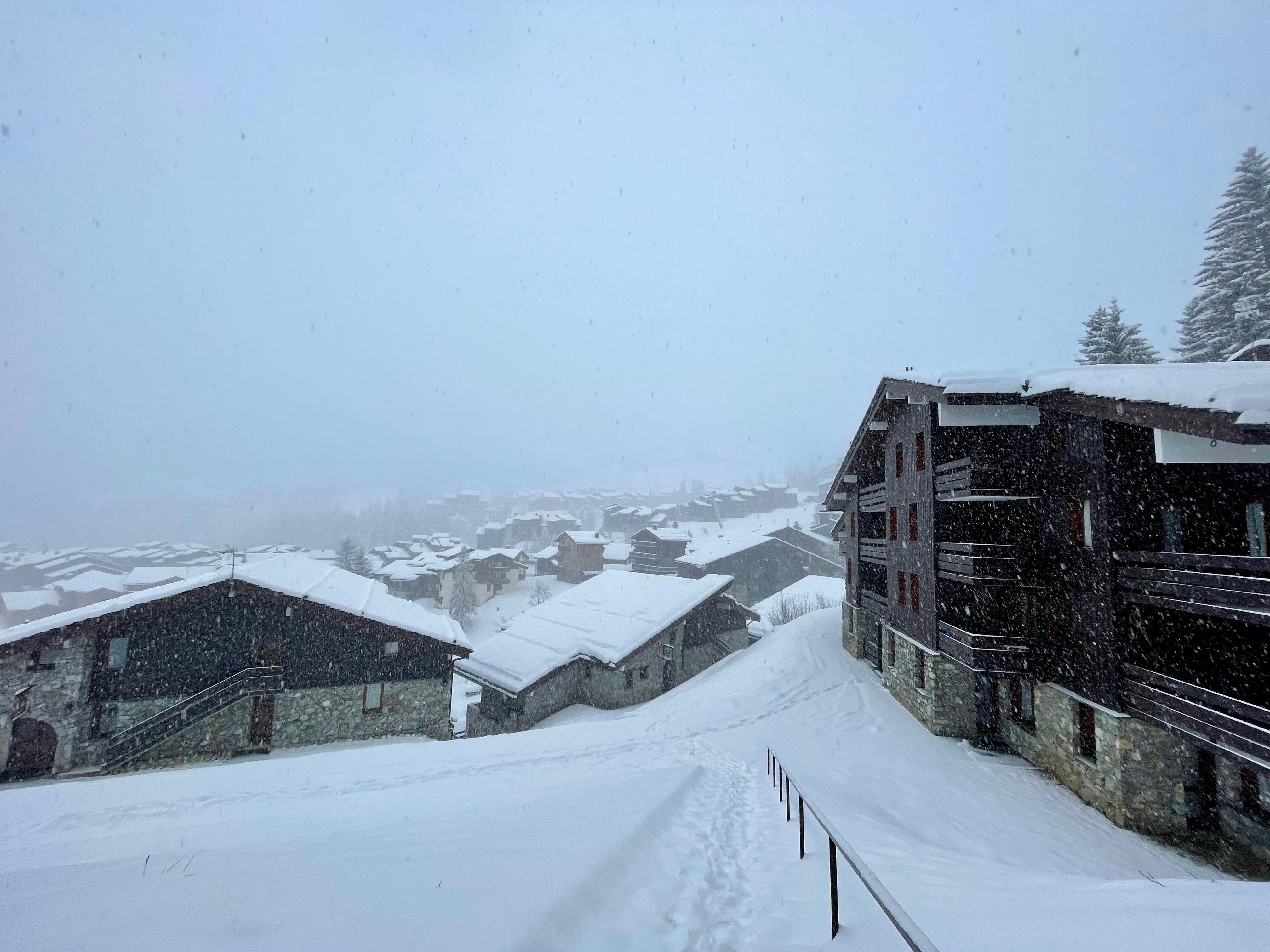 The stairs of the entry