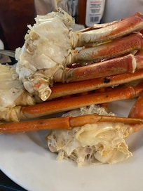 The snow crabs were scrumptious!