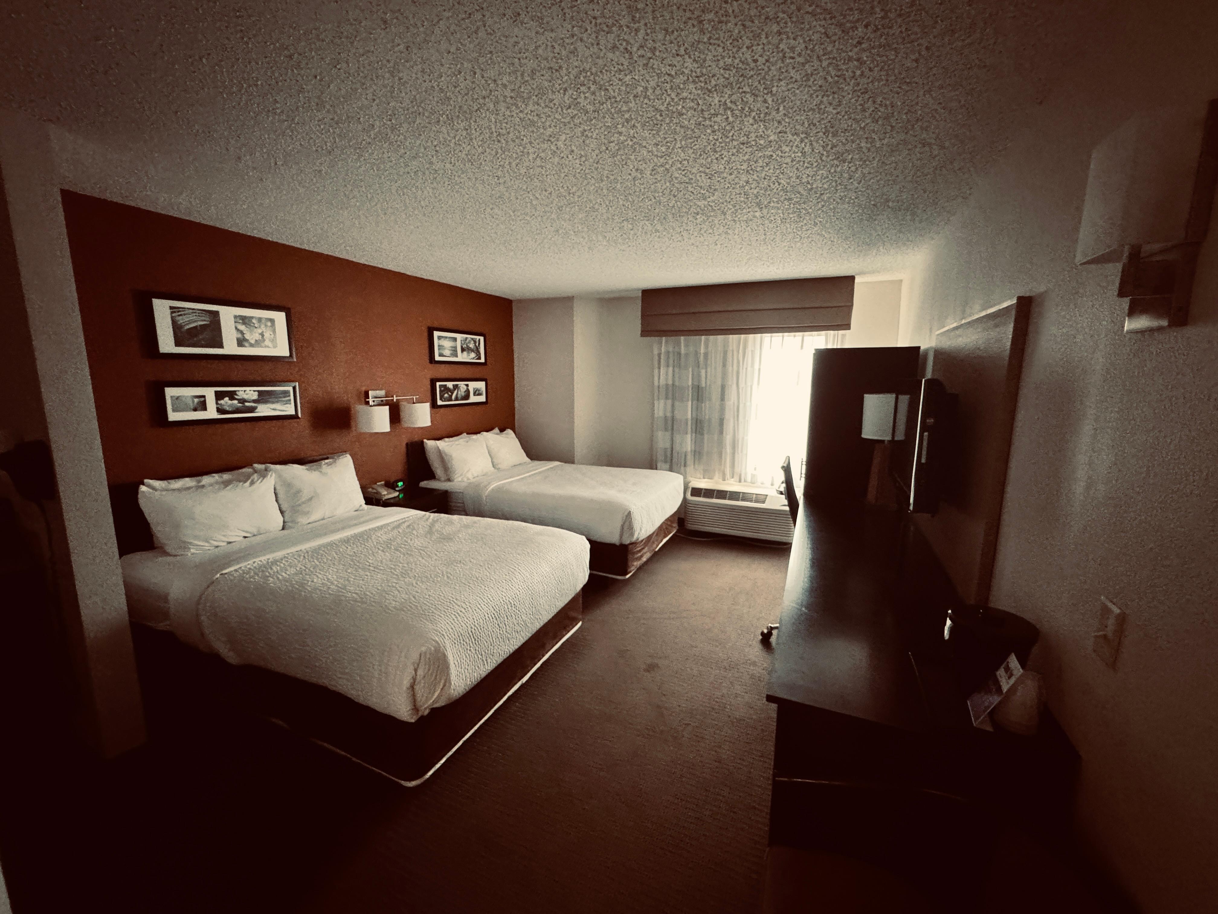 Room as soon as we entered