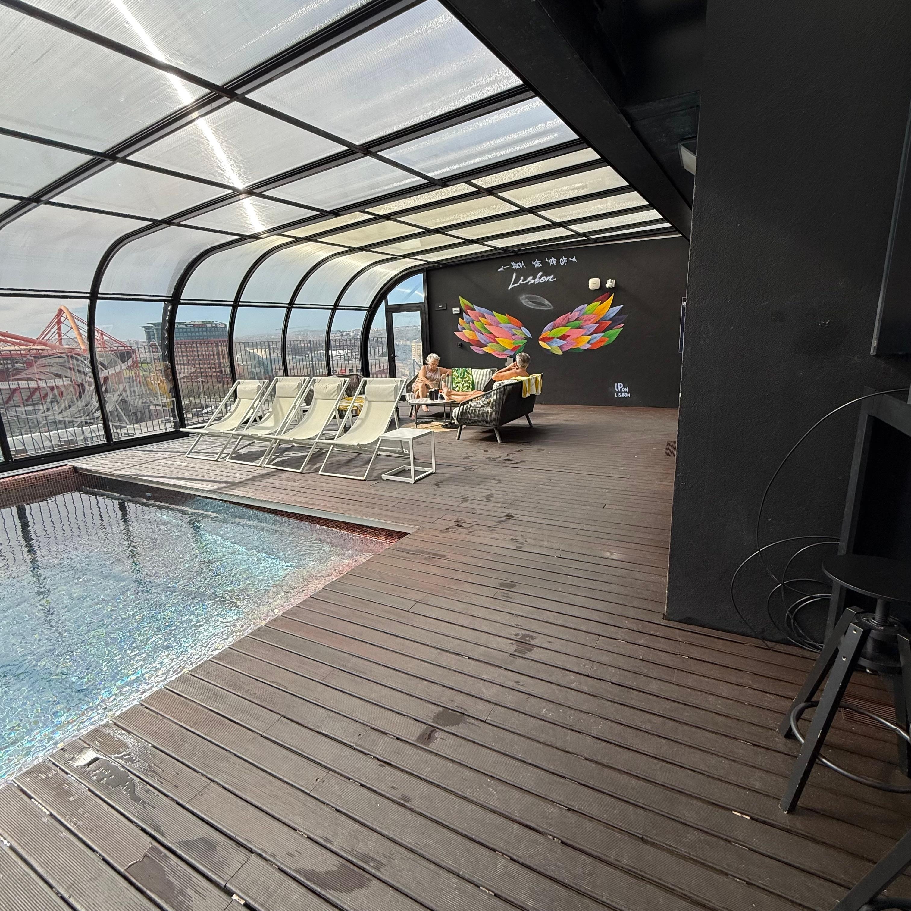 Part of the beautiful swimming pool 