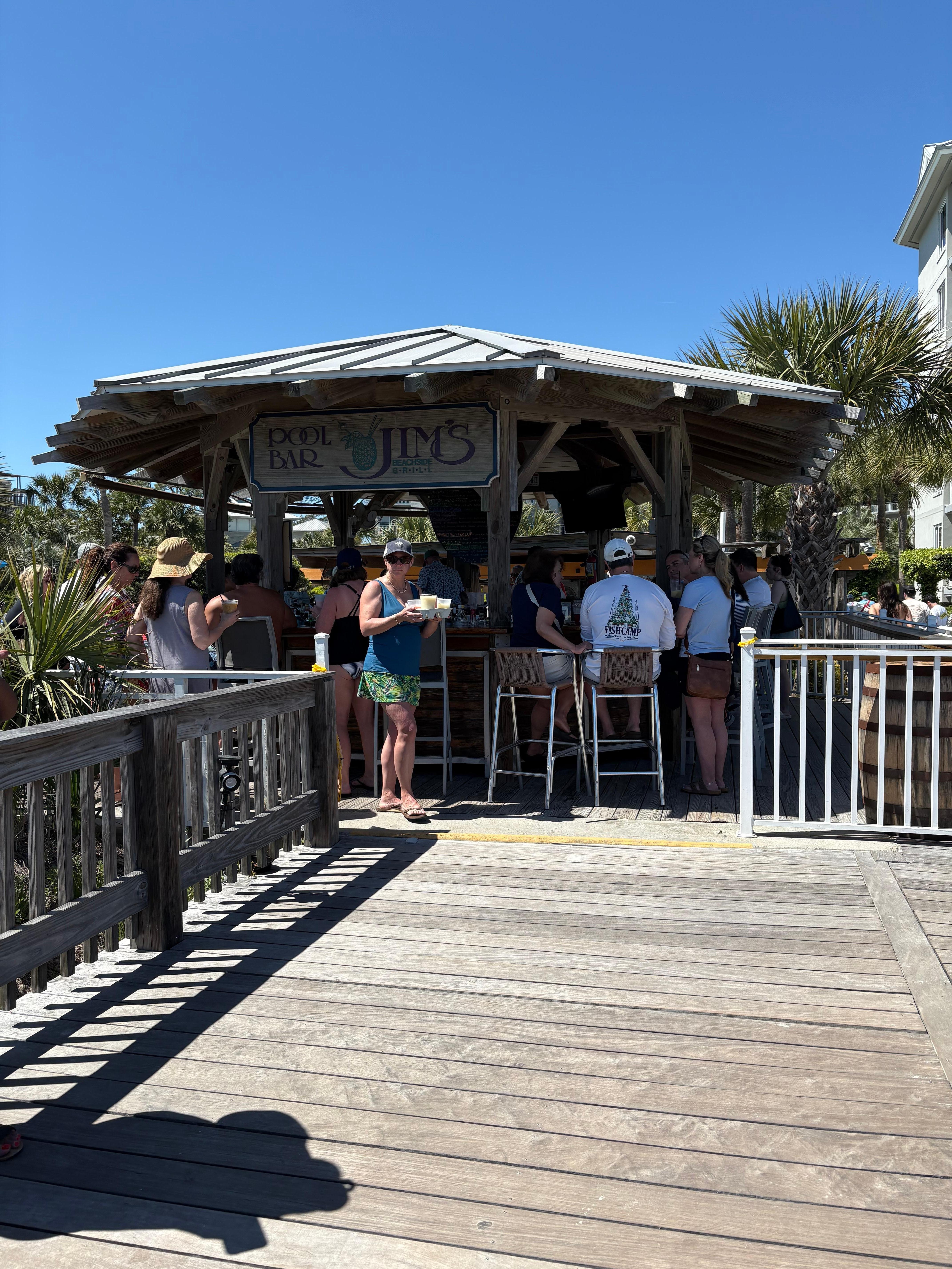 Tiki bar on site