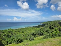 The waters of Cane Bay