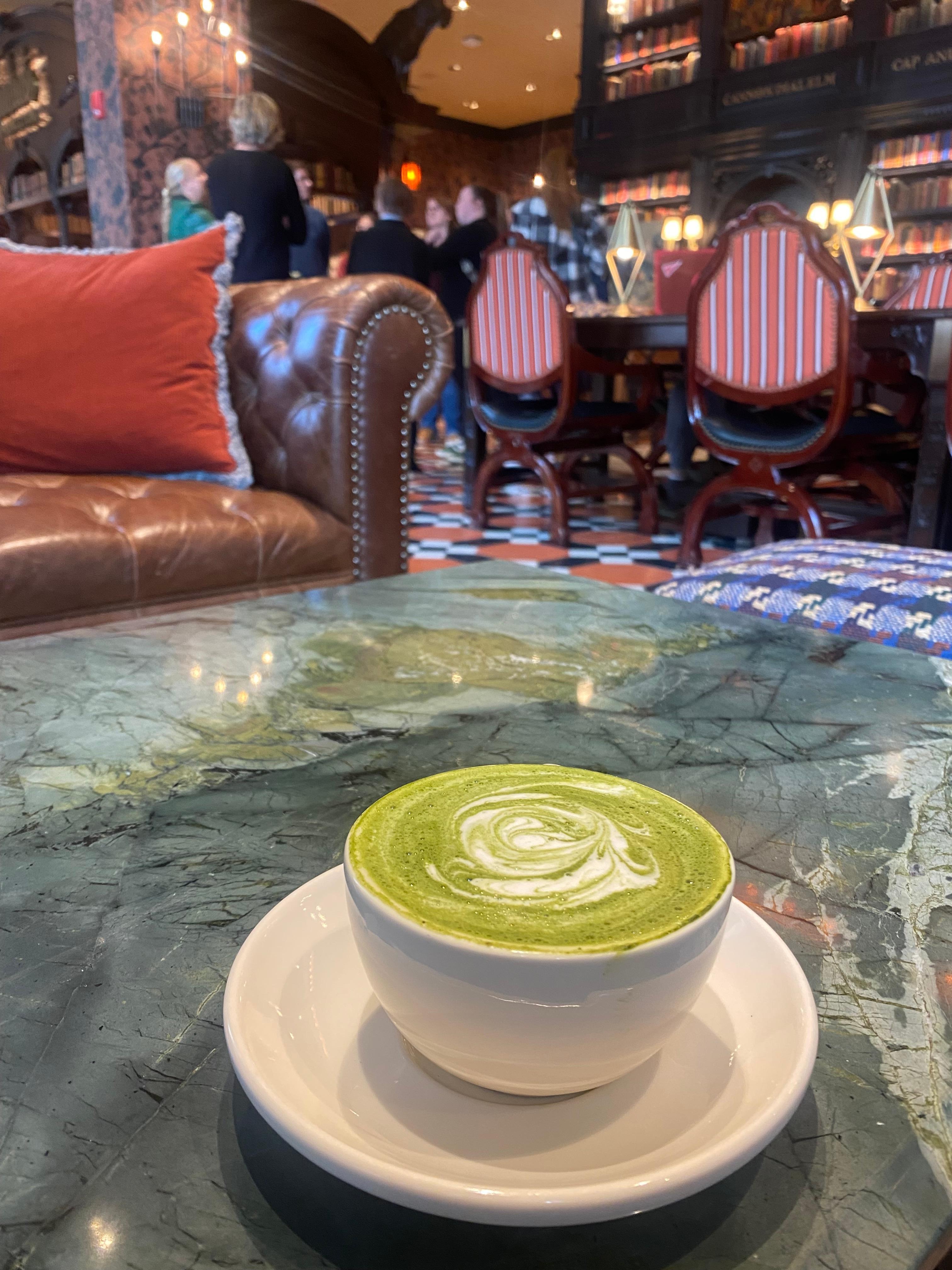 Awesome coffee bar in the lobby!