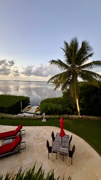 Calm morning with the cloud reflections at Sunset Sanctuary