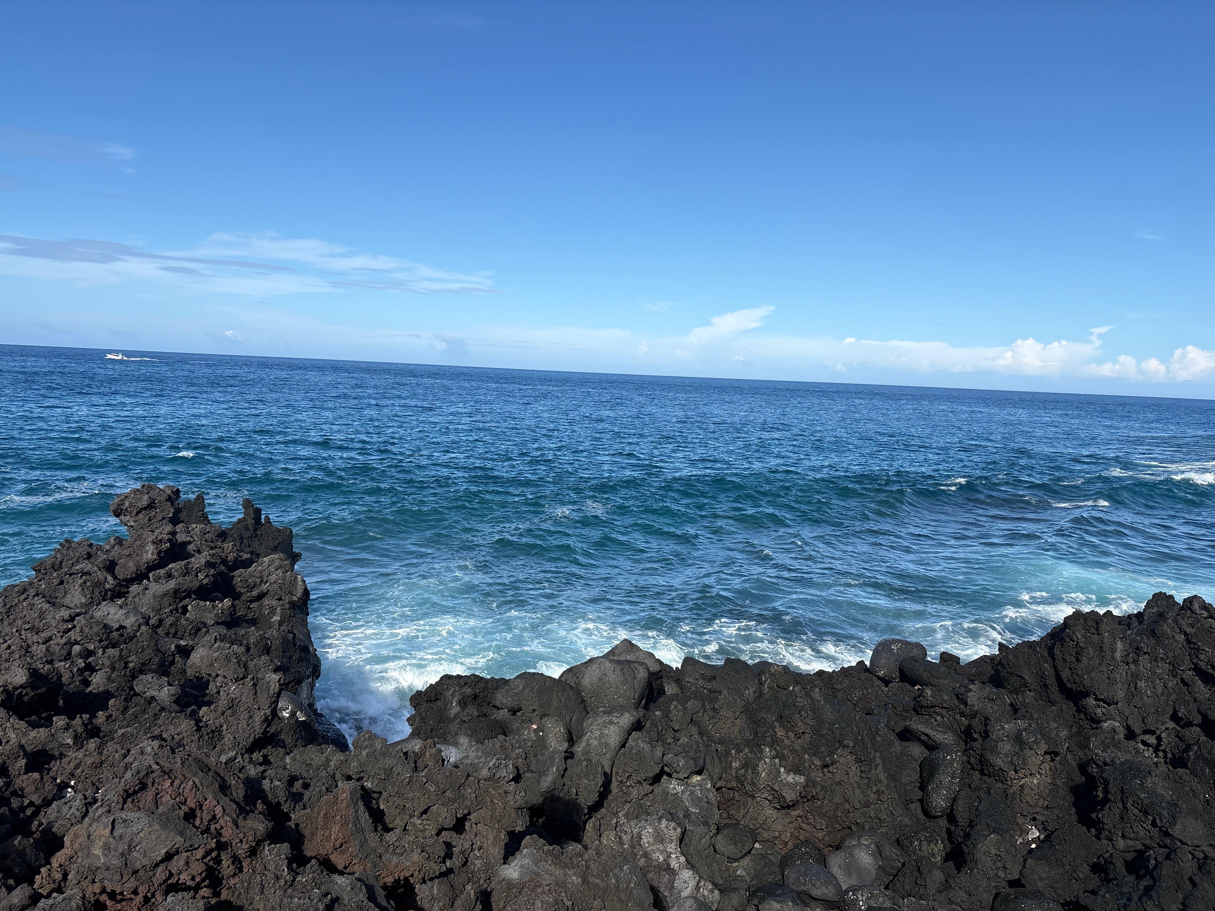 Ocean is twenty steps out the back door.