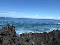 Ocean is twenty steps out the back door.