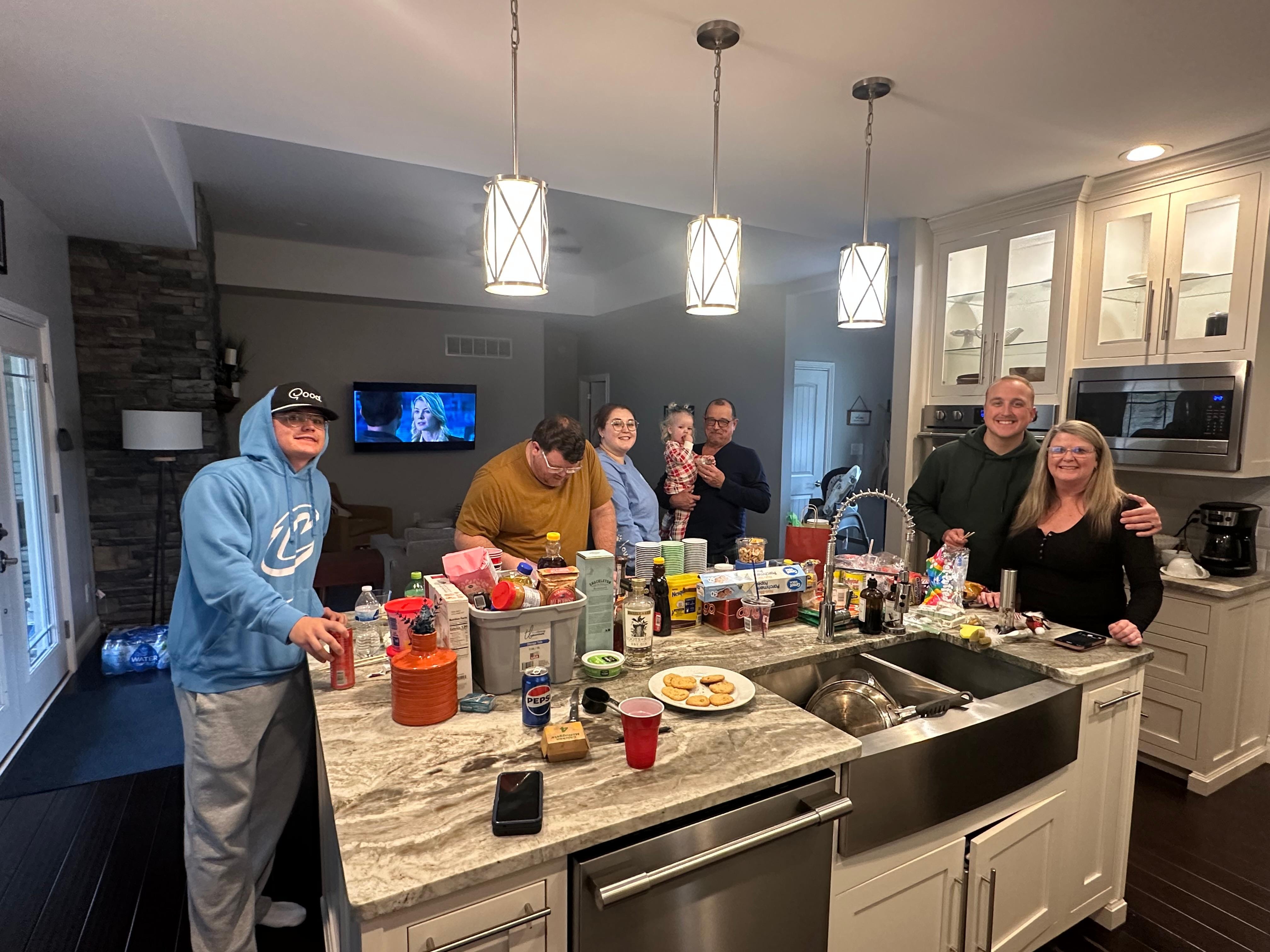 Lots of counter space for making cookies