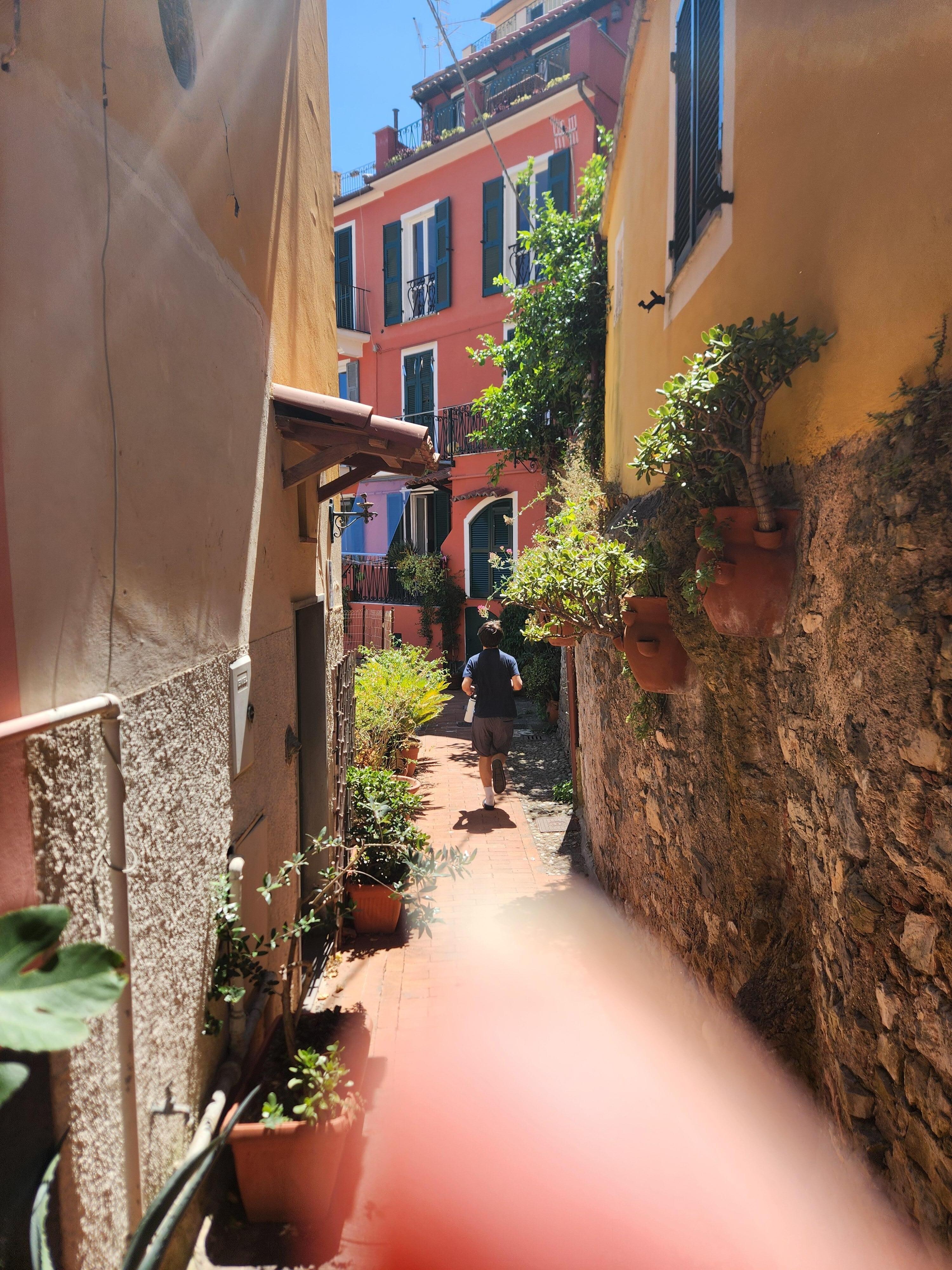 Alley leading to property