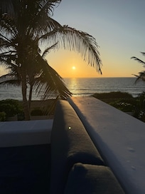 First sunrise from bedroom balcony