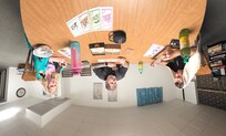 Panoramic picture of our card game.