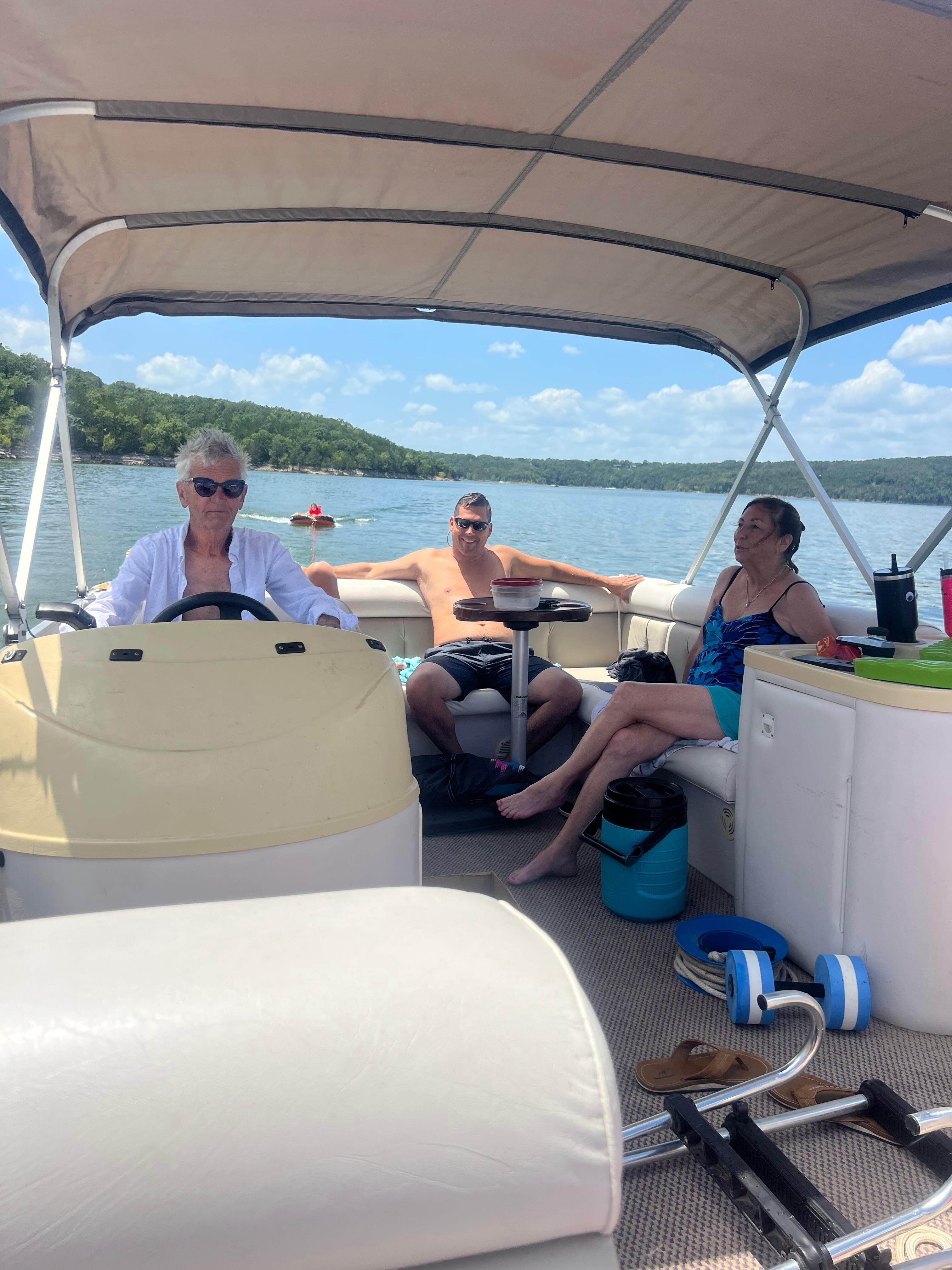 On the boat
