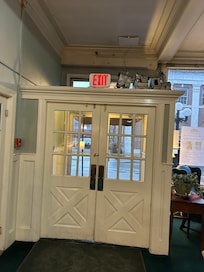 Lobby front door