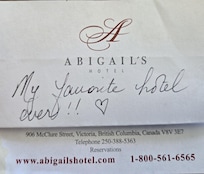 Review by my wife Cici, a well travelled septogenarian.