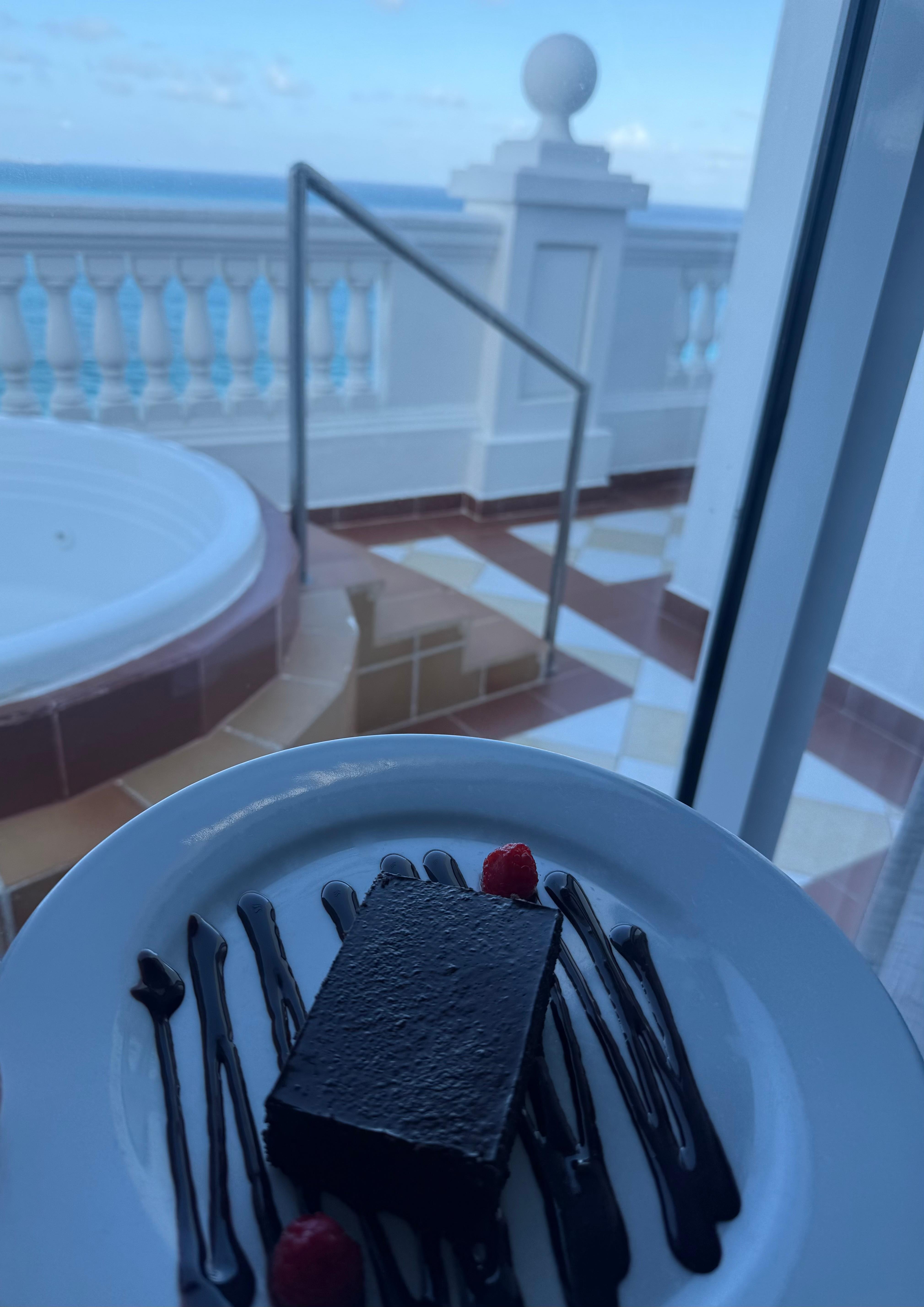 Room service was a plus!