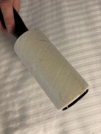 We had to lint roll the sheets!