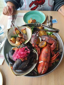 Have to eat at the cable warf