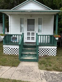 Outside