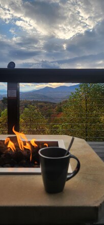 Perfect spot for morning coffee