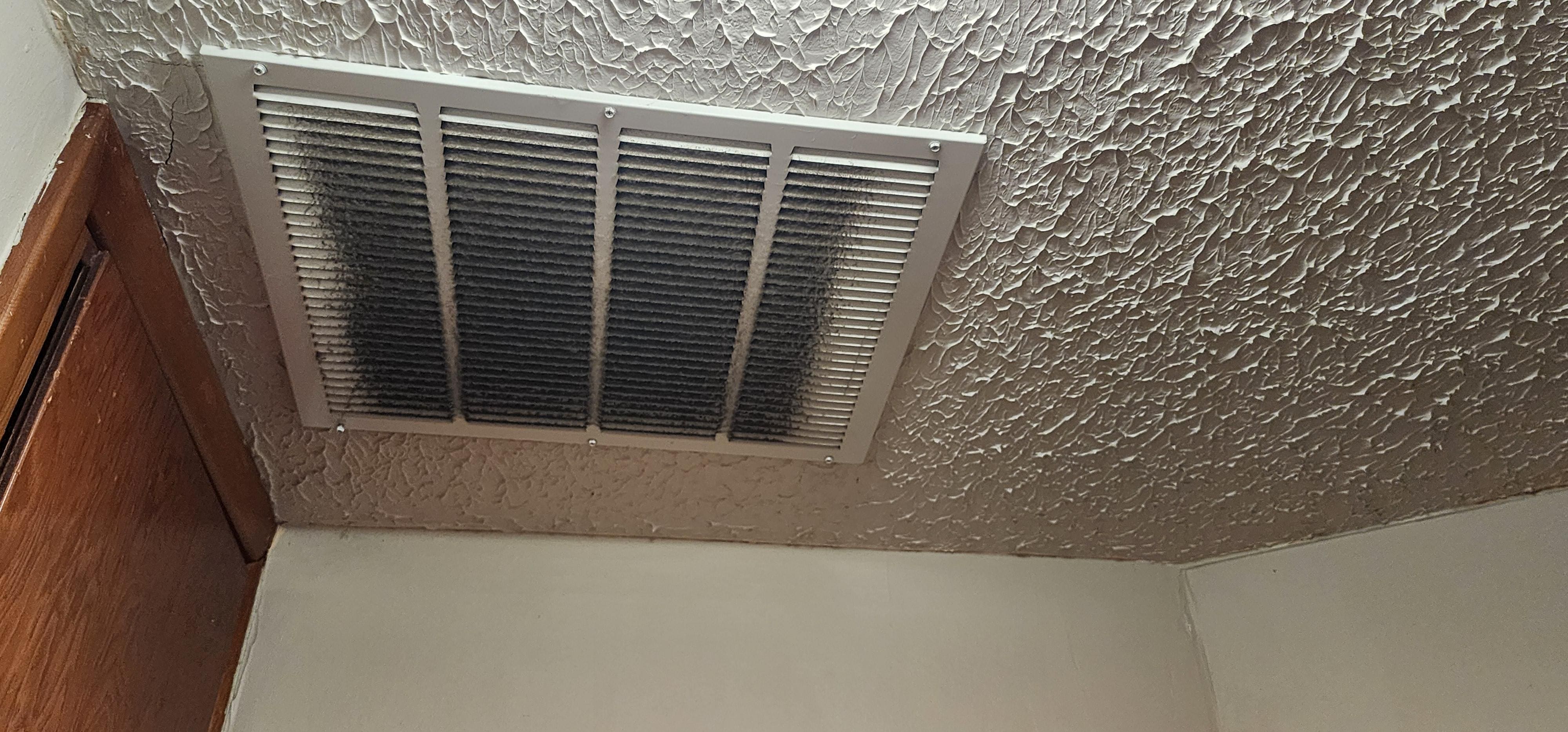 Dirty registers through out the house this was the worst one