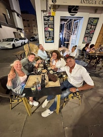 Dinner with friends in Malaga